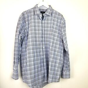 Men's Bogari plaid shirt, sz XL